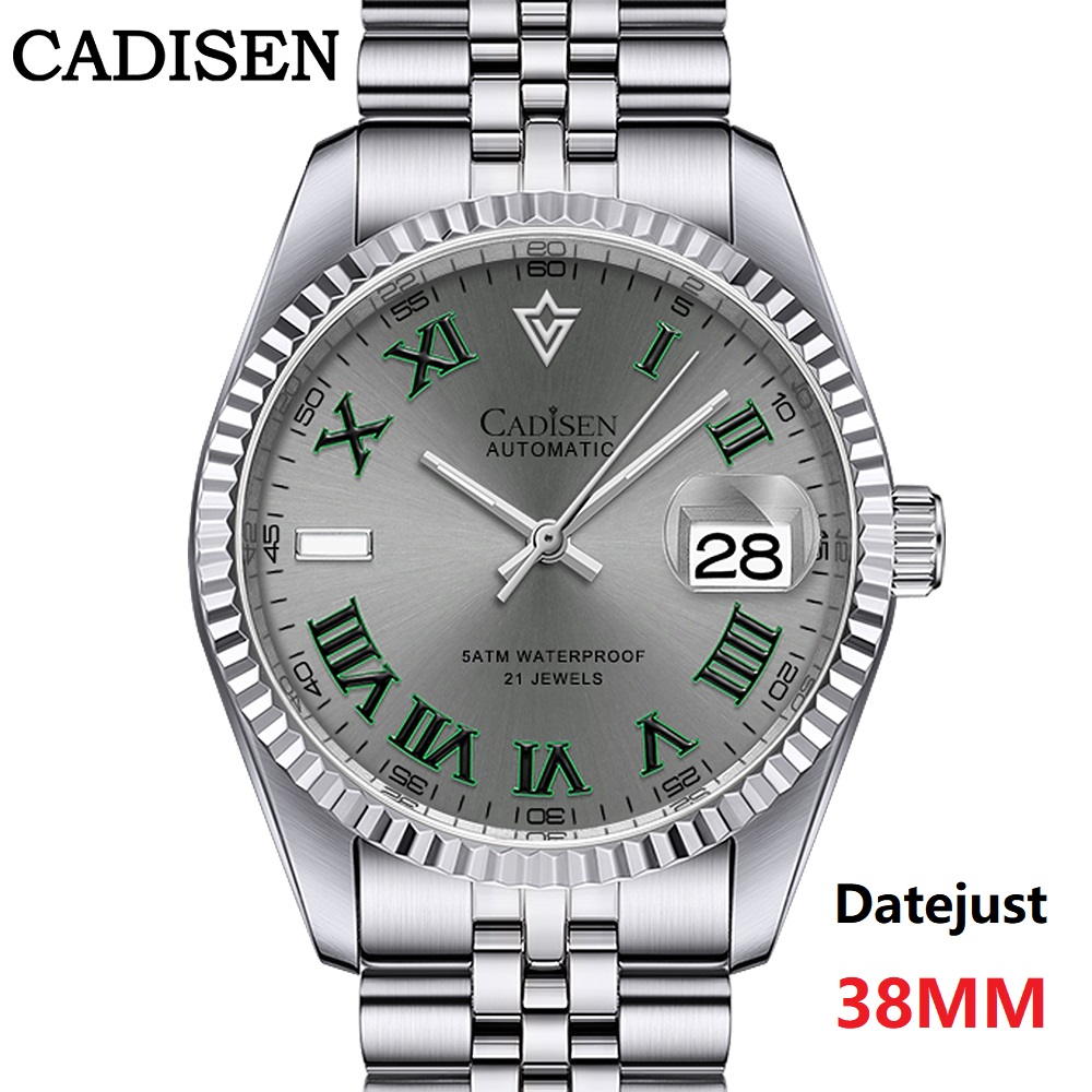 Automatic Watch Winder - CADISEN 38 مللي متر ساعة ميكانيكية