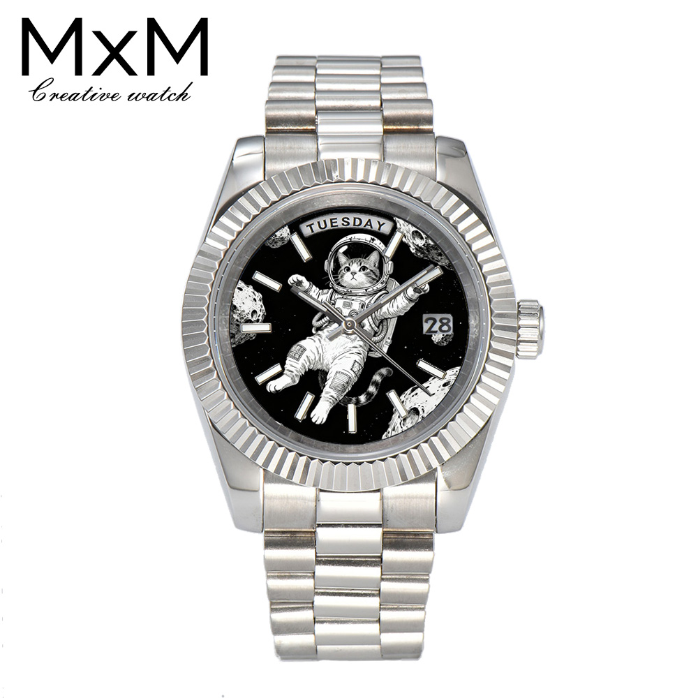 Jewellery Watch - ساعة رجالية إبداعية 40 مللي متر/36