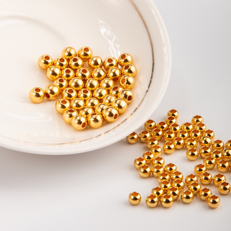 Hoop Earrings - 925 فضة الخرز 2 مللي متر-10