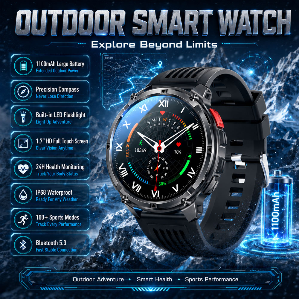 Italian Jewelry Watches - ساعة ذكية YAOCX AMOLED جديدة لعام