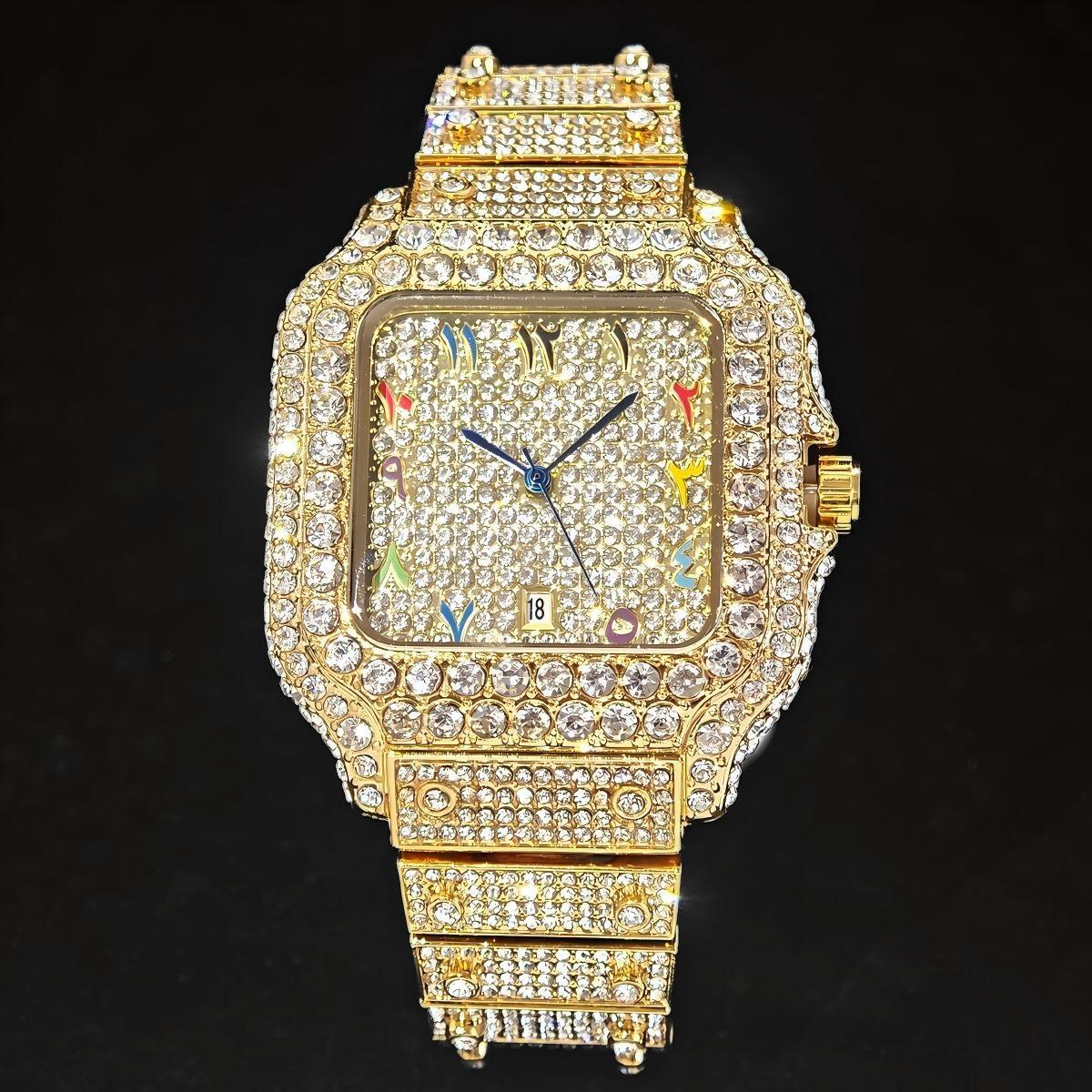 Jewelry Watches Brands - حار موضة UNIGUET كامل الماس مثلج
