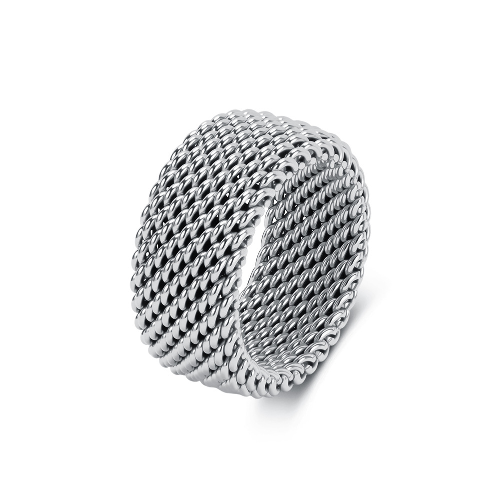 Minimalist Ring Stackable - خواتم أنيقة من الفولاذ المقاوم للصدأ
