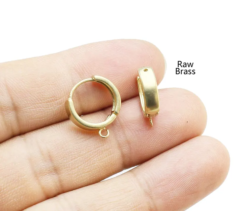 Hoop Earrings - 10 قطع حلقات دائرية، أقراط هوجي