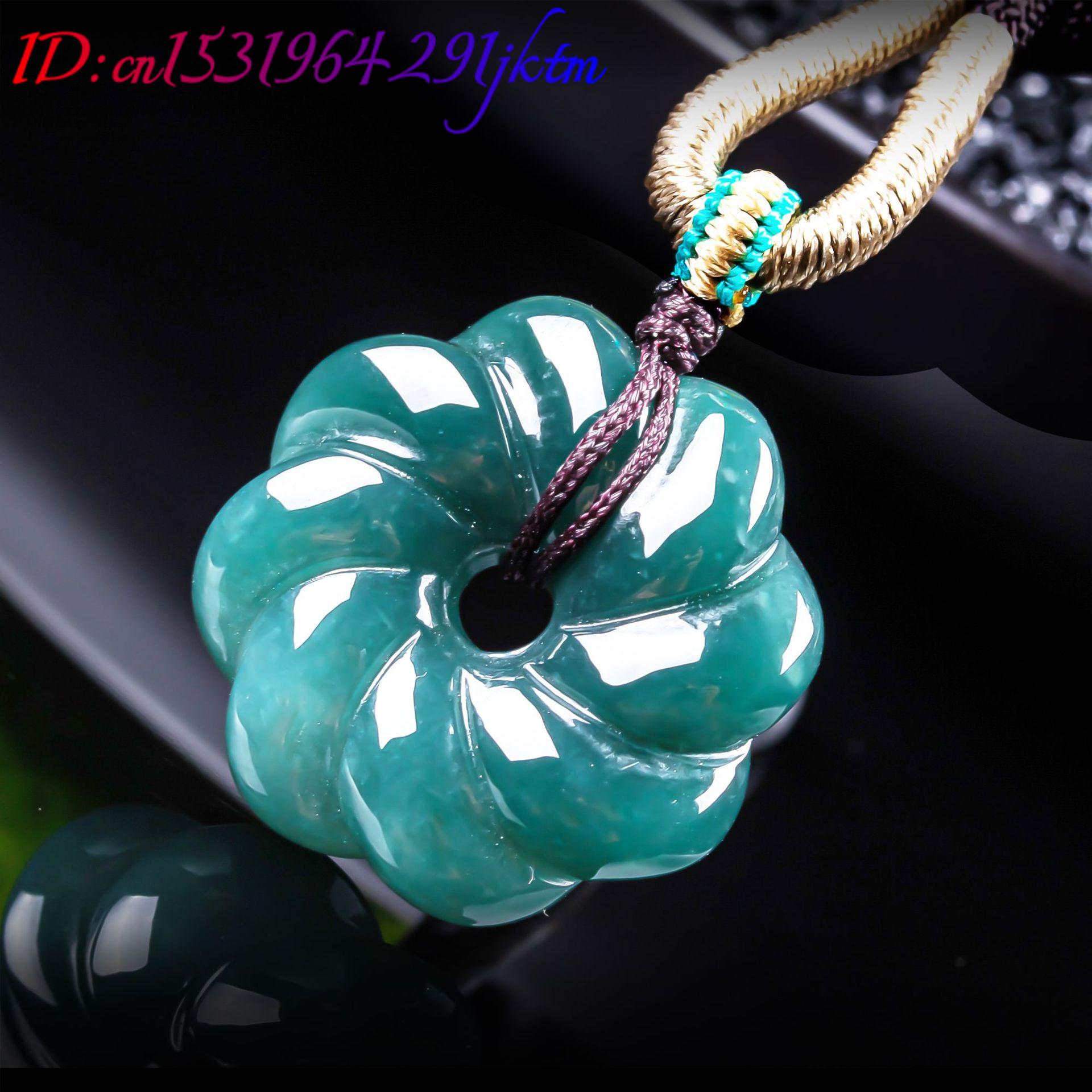 قلادة زهرة من اليشم البورمي ال - مراجعة Jewelry & Watches Spółka Z Ograniczoną Odpowiedzialnością Sp Z Oo وسعره