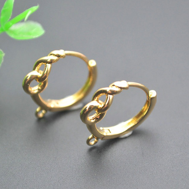 30 قطعة دائرة مستديرة ملتوية 1 - مراجعة Hoop Earrings وسعره