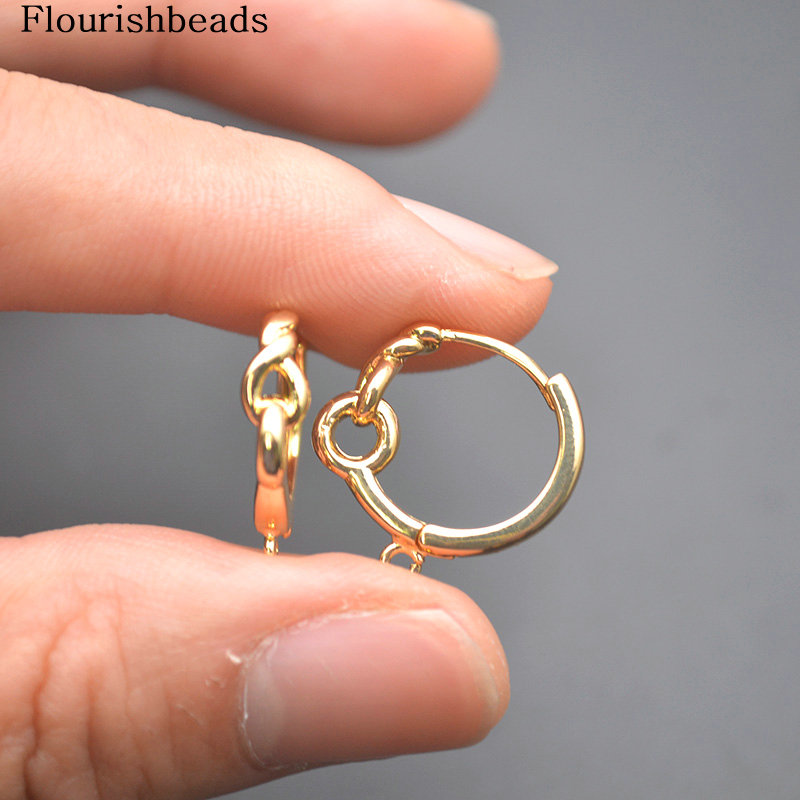 30 قطعة دائرة مستديرة ملتوية 1 - مراجعة Hoop Earrings وسعره