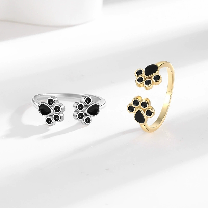 خاتم جديد على شكل مخلب قطة لطي - مراجعة Minimalist Ring Stackable وسعره