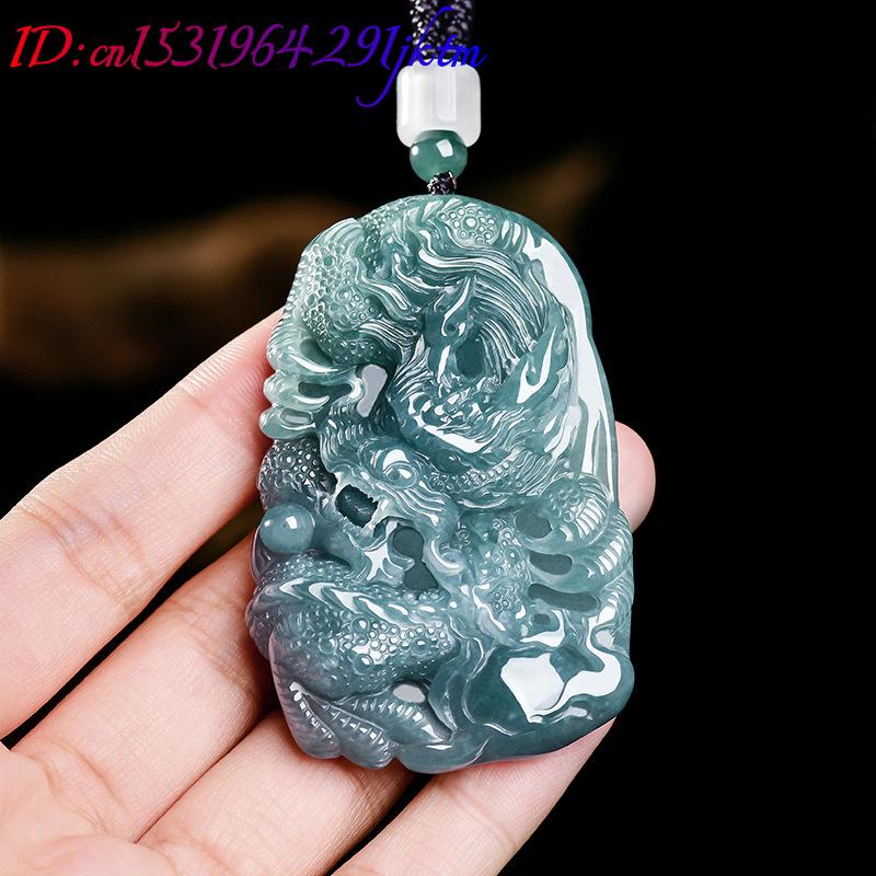 قلادة التنين من اليشم البورمي  - مراجعة Jewelry & Watches Spółka Z Ograniczoną Odpowiedzialnością Sp Z Oo وسعره