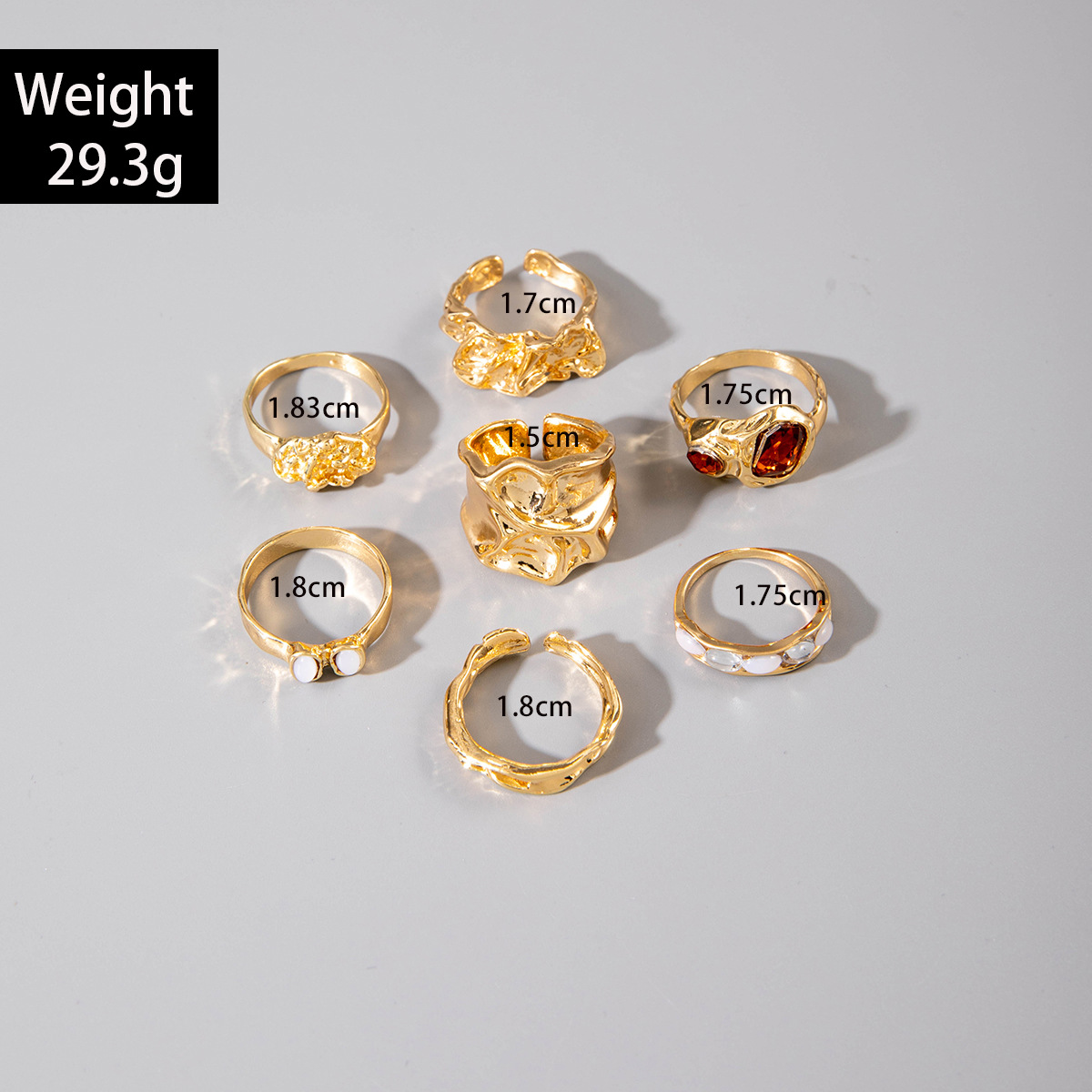 مجموعة خواتم هندسية متخصصة مكو - مراجعة Minimalist Ring Stackable وسعره