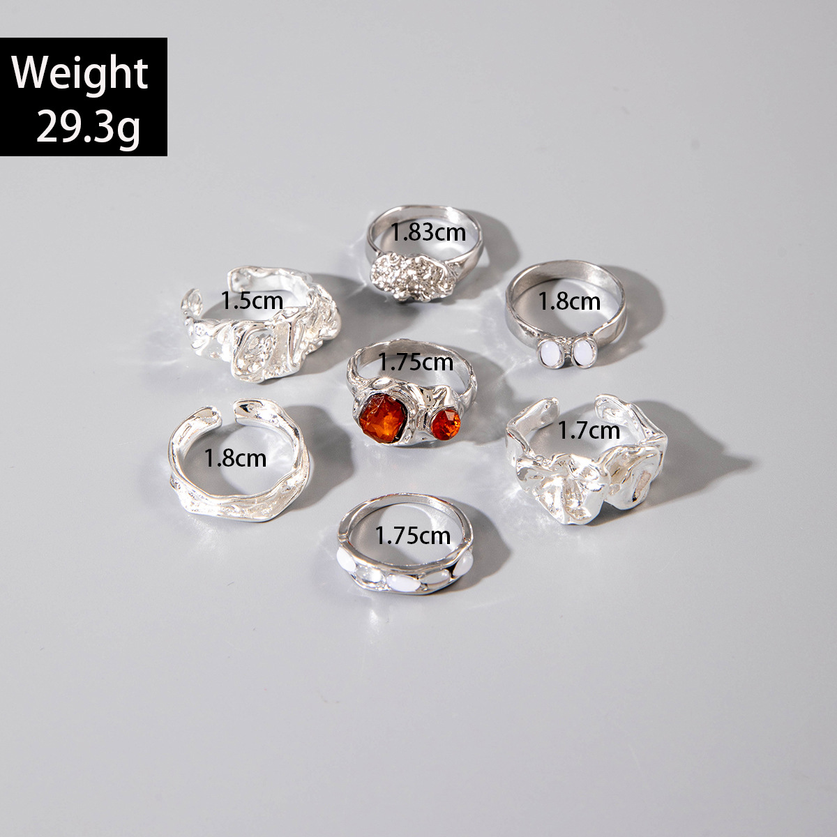 مجموعة خواتم هندسية متخصصة مكو - مراجعة Minimalist Ring Stackable وسعره