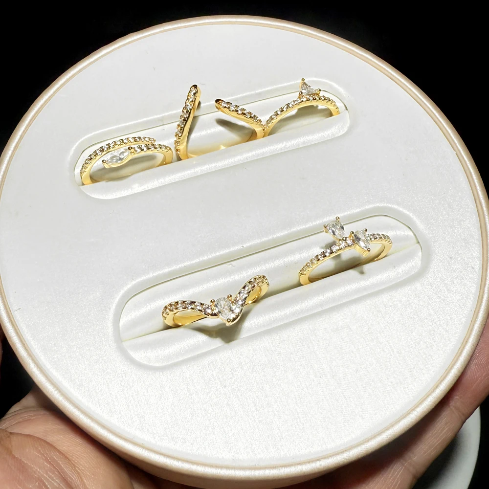 خاتم نسائي رفيع قابل للتعديل ب - مراجعة Minimalist Ring Stackable وسعره