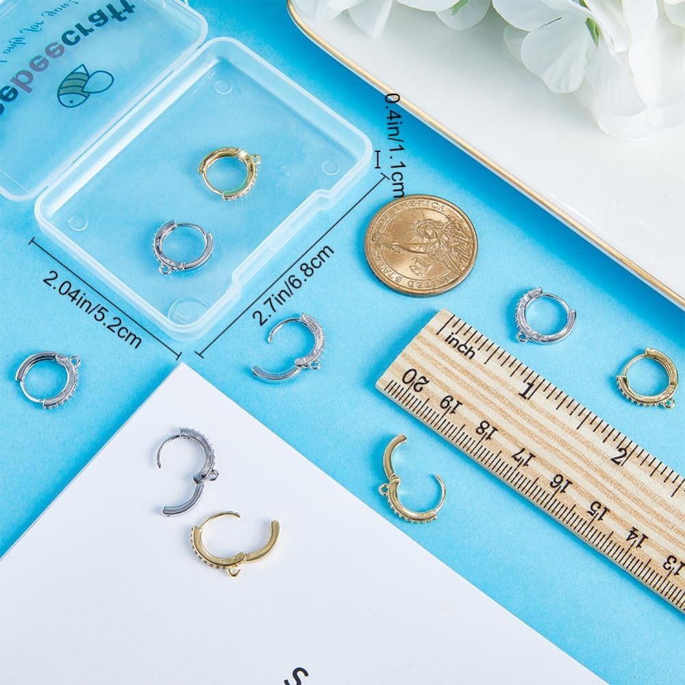 1 صندوق 12 قطعة خطاف Leverback - مراجعة Hoop Earrings وسعره