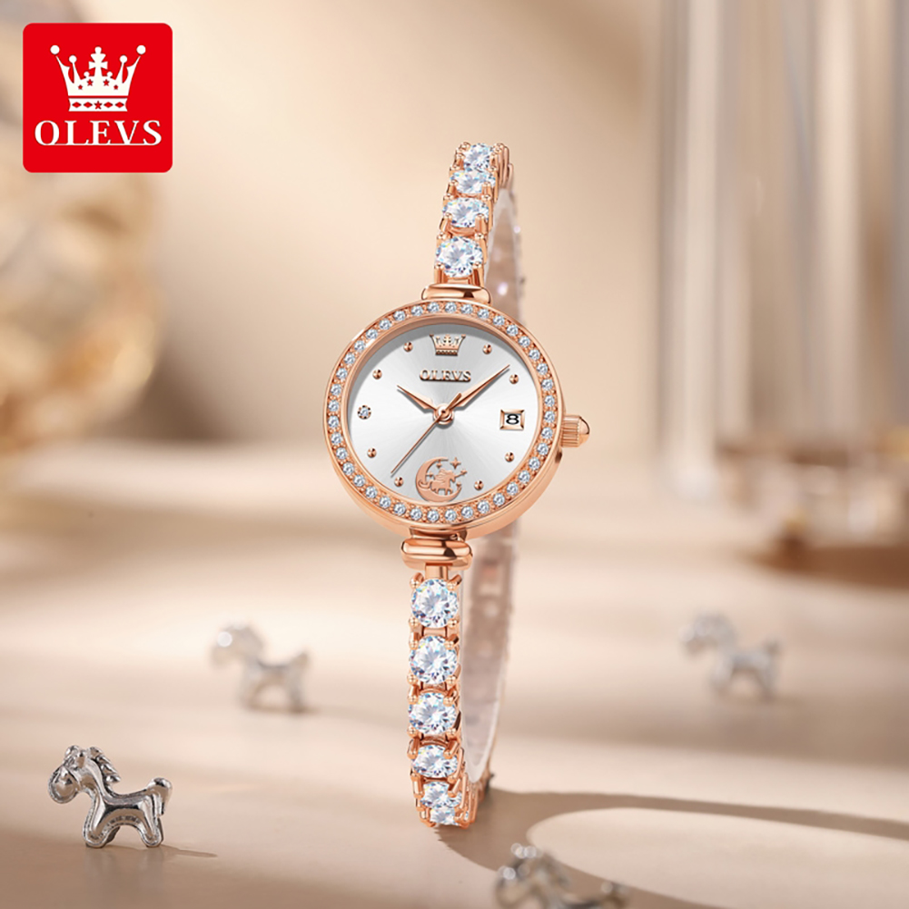 ساعة OLEVS 2998 أصلية للنساء م - مراجعة Jewellery Watch وسعره