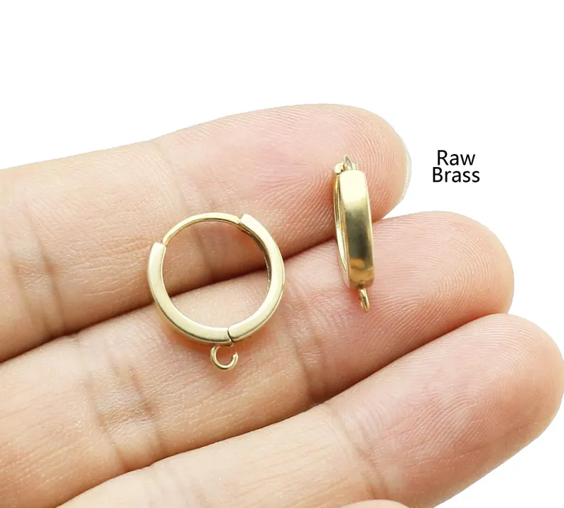 10 قطع من حلقات الأذن النحاسية - مراجعة Hoop Earrings وسعره