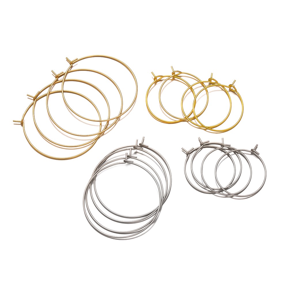 50 قطعة من حلقات الأقراط الدائ - مراجعة Hoop Earrings وسعره