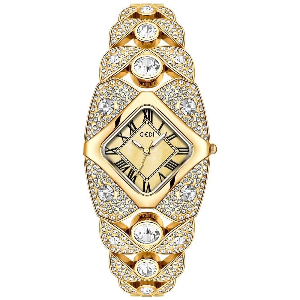 ساعة يد نسائية جديدة مرصعة بال - مراجعة Jewelry Watches Brands وسعره