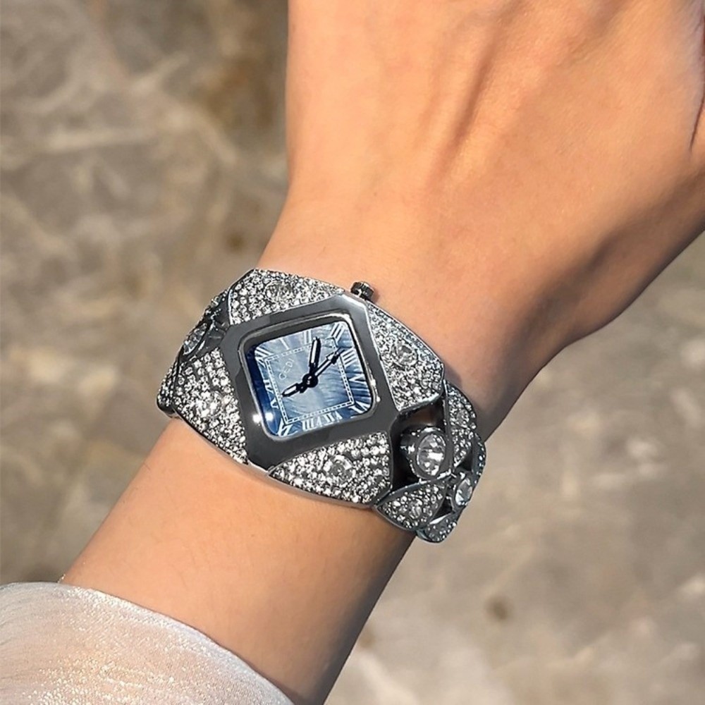 ساعة يد نسائية جديدة مرصعة بال - مراجعة Jewelry Watches Brands وسعره
