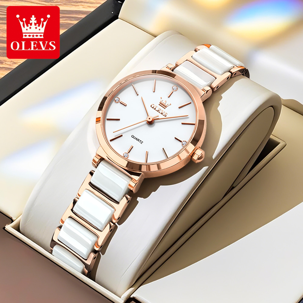 OLEVS ساعة نسائية 5877 ساعة كو - مراجعة Jewellery Watch وسعره