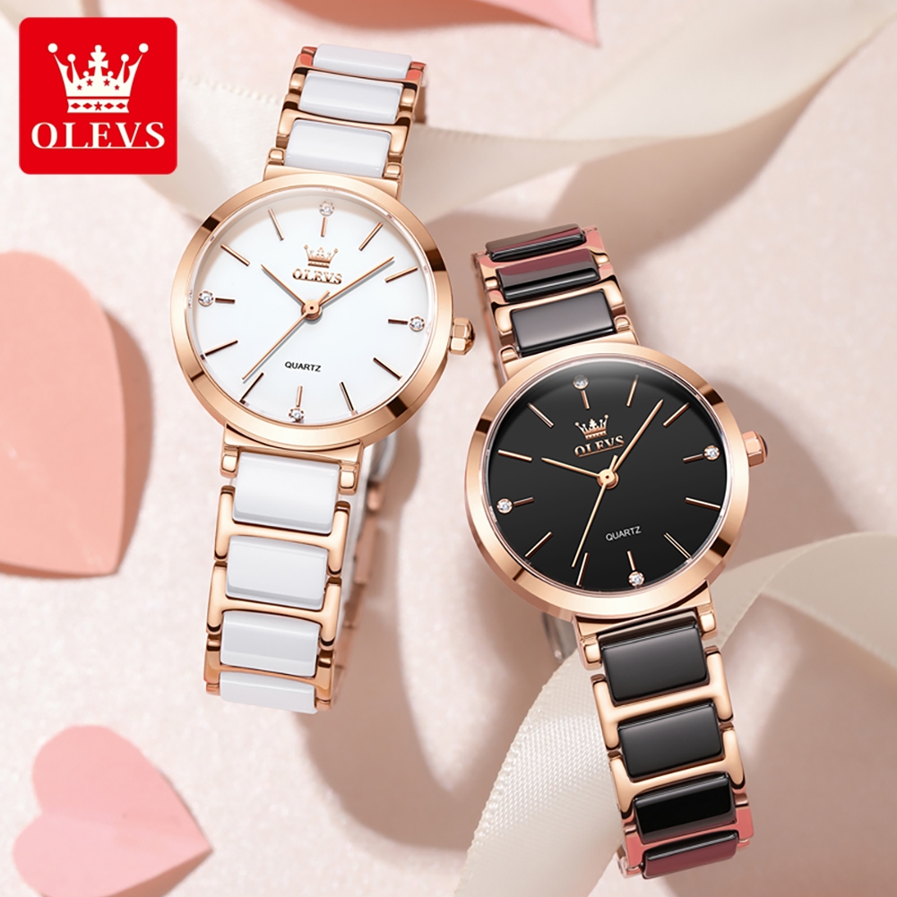 OLEVS ساعة نسائية 5877 ساعة كو - مراجعة Jewellery Watch وسعره