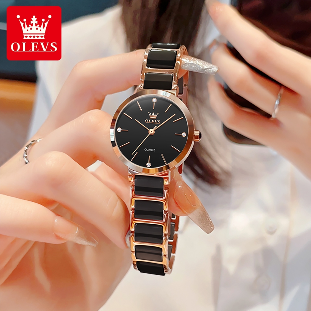 OLEVS ساعة نسائية 5877 ساعة كو - مراجعة Jewellery Watch وسعره
