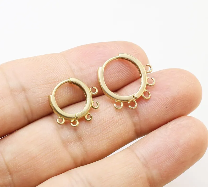 10 قطع من حلقات الأذن النحاسية - مراجعة Hoop Earrings وسعره