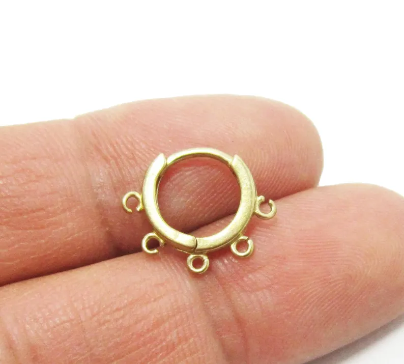 10 قطع من حلقات الأذن النحاسية - مراجعة Hoop Earrings وسعره
