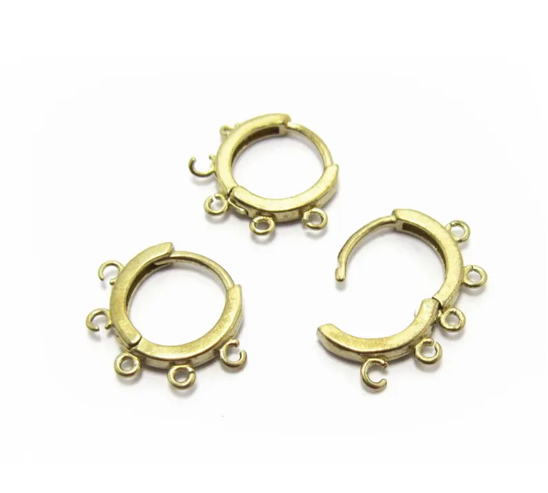 10 قطع من حلقات الأذن النحاسية - مراجعة Hoop Earrings وسعره