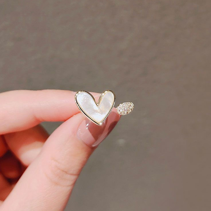 حلقة قلب هندسية قابلة للتعديل، - مراجعة Minimalist Ring Stackable وسعره