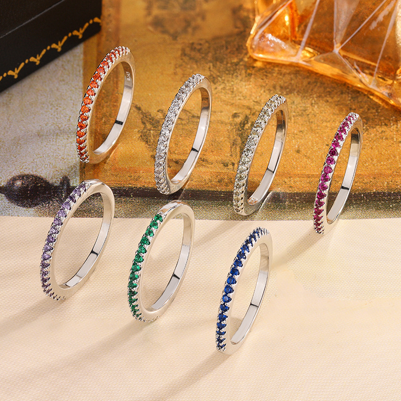 خاتم بتصميم فاخر بسيط - مرصع ب - مراجعة Minimalist Ring Stackable وسعره