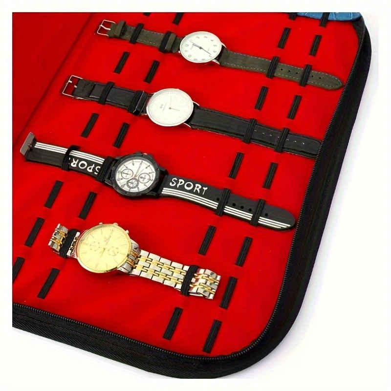 حقيبة تخزين ساعات بـ 20 فتحة،  - مراجعة Jewelry Organizer Watches وسعره