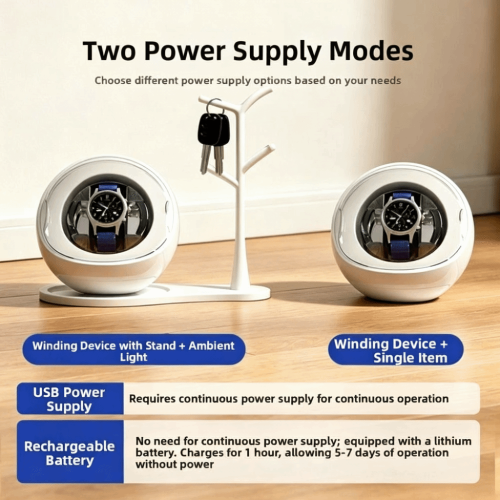 جهاز لف الساعات الأوتوماتيكي ث - مراجعة Automatic Watch Winder وسعره