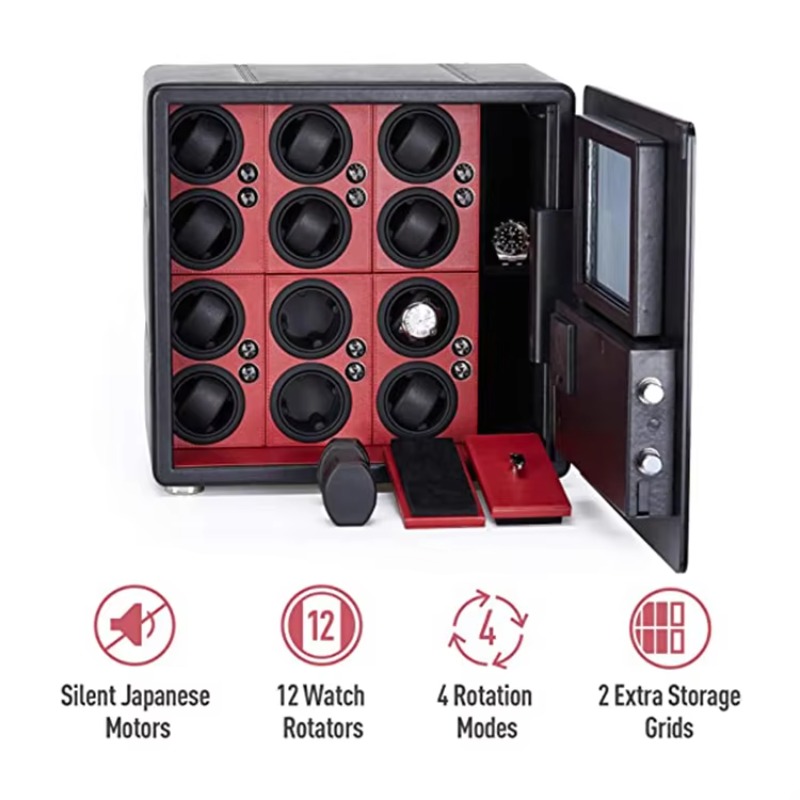 صندوق فاخر لحفظ ولف الساعات بـ - مراجعة Automatic Watch Winder وسعره