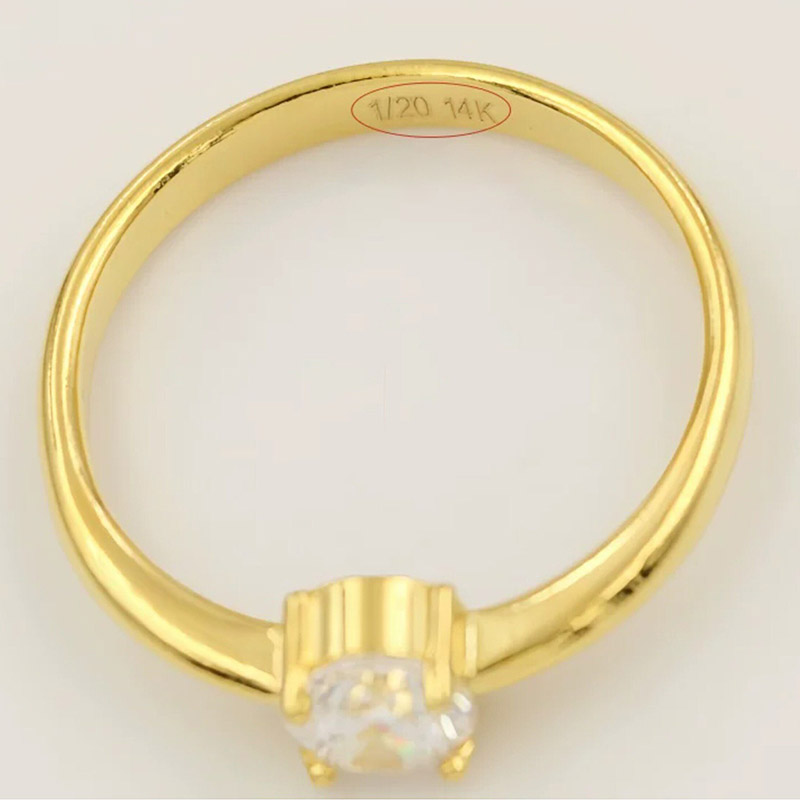 خاتم من الذهب المطلي عيار 14 ق - مراجعة Minimalist Ring Stackable وسعره
