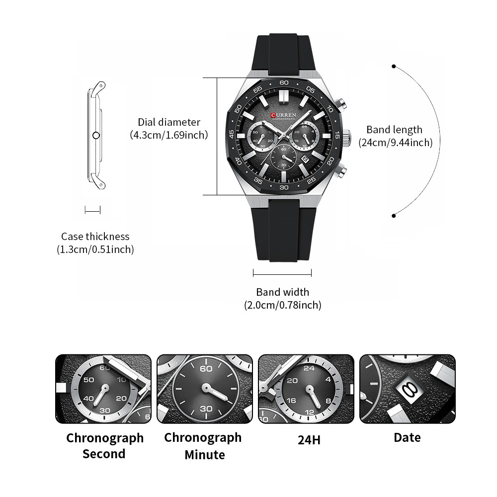 ساعة يد رياضية رجالية عصرية من - مراجعة Jewellery Watch وسعره
