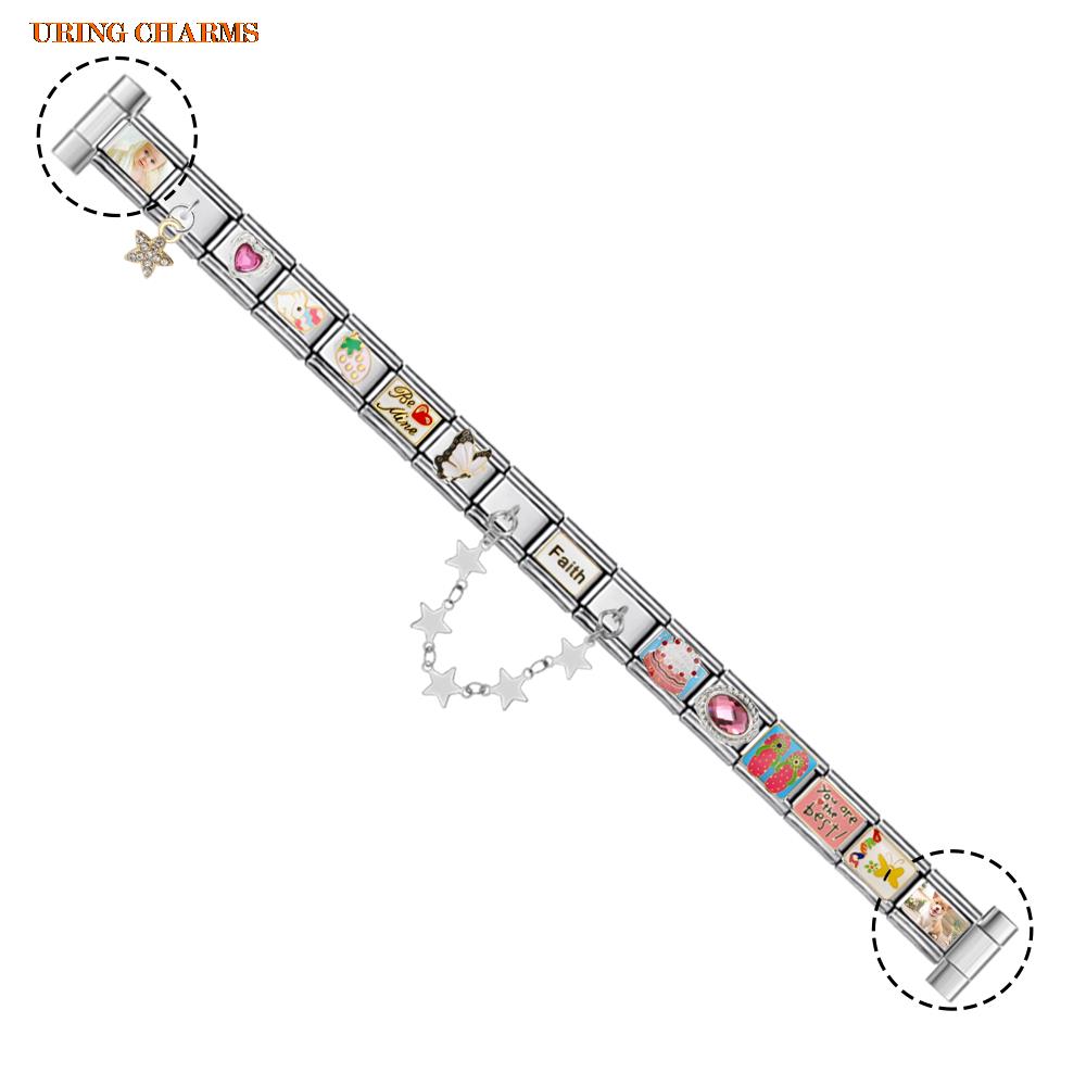 1 زوج صورة شعار مخصص حزام ساعة - مراجعة Italian Jewelry Watches وسعره