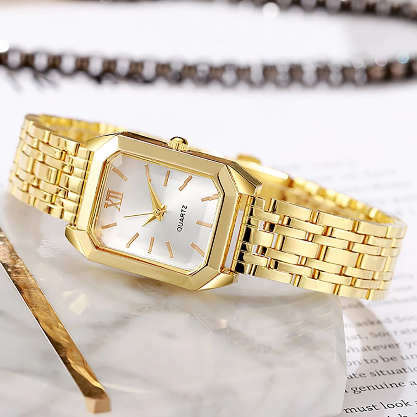 طقم ساعة كوارتز صغيرة وقلادة ل - مراجعة Does Jewelry Include Watches وسعره