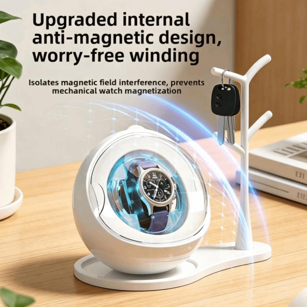 جهاز لف الساعات مزدوج الاستخدا - مراجعة Automatic Watch Winder وسعره