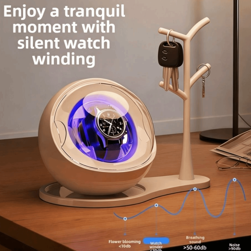 جهاز لف الساعات مزدوج الاستخدا - مراجعة Automatic Watch Winder وسعره