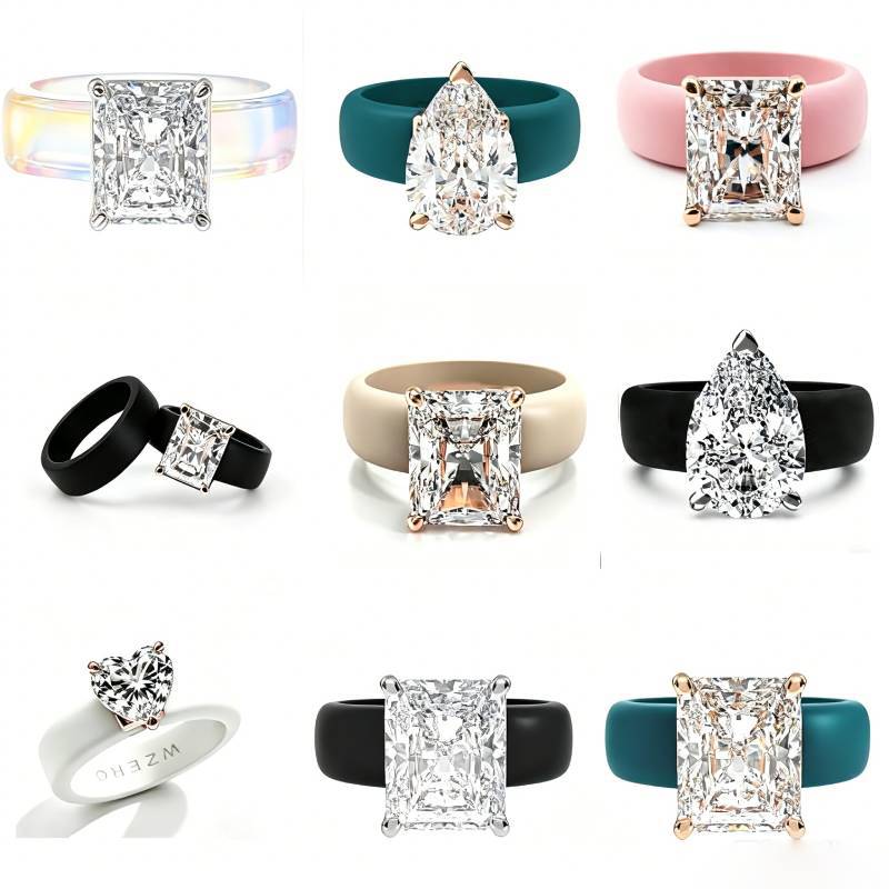 خاتم سيليكون بتصميم قلب مينيما - مراجعة Minimalist Ring Stackable وسعره